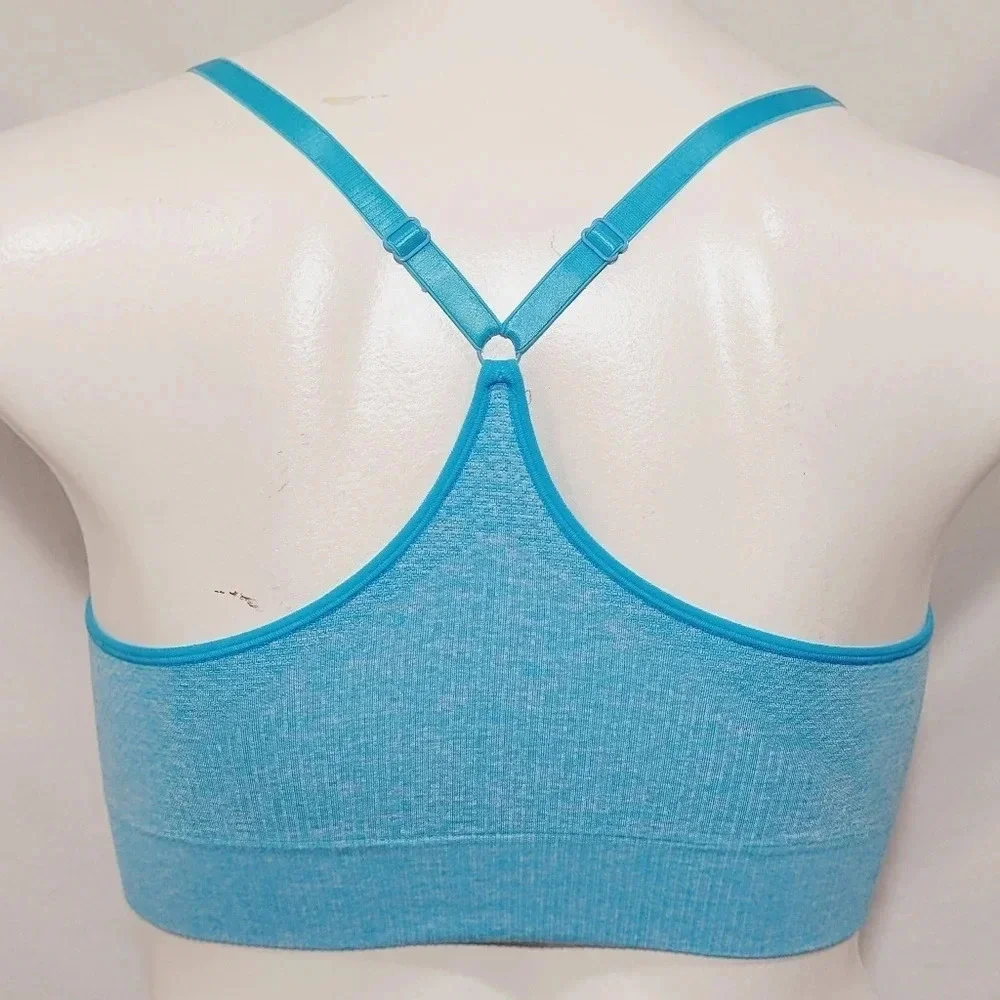 Large Champion N9567 Enthusiast‎ Seamless Wire Free Sports Bra Blue